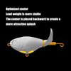 Swim Baits for Bass Fishing,Propeller Dynamic Lifelike Glide Bait |