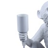 Unbranded Monkey Table Lamp Nordic Light Resin Simian Hanging Rope