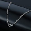 Caiyao Cute Hanging Frog Pendant Necklace Vintage Silver Plated Funny