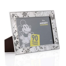 Royal Selangor Hand Finished Mickey 90th Anniversary Collection Pewter Mickey Through The Ages Photoframe 4R