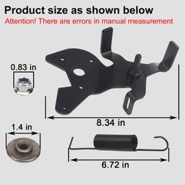 Karbay GY20986 Deck Drive Belt Idler Arm Plate for J-OHN Deere D140 E160 L130 LA145 Lawn Tractors, Replaces GY20986BLE GY20760BLE