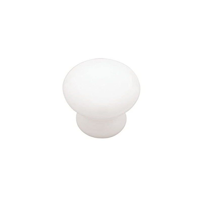 Liberty P95702C-W-C 1-1/4 Ceramic Round Kitchen Cabinet Hardware Knob,White