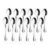 12 Pieces Heavy Duty Teaspoons Set,6.8" Tea Spoons Silverware,Food Grade