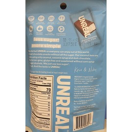 Unreal Dark Chocolate Coconut Mini Bars 4.2 oz ~ 8 Candy bars