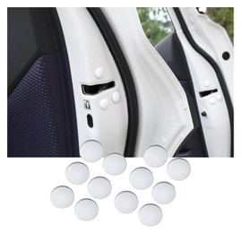 Set of 12 White Car Door Screw Cover, Cap, Protective Cover, Dress Up, Compact, ABS Material, Specially Designed for Vehicles, Waterproof, Rainproof, Dustproof, Rust Prevention, Easy Installation