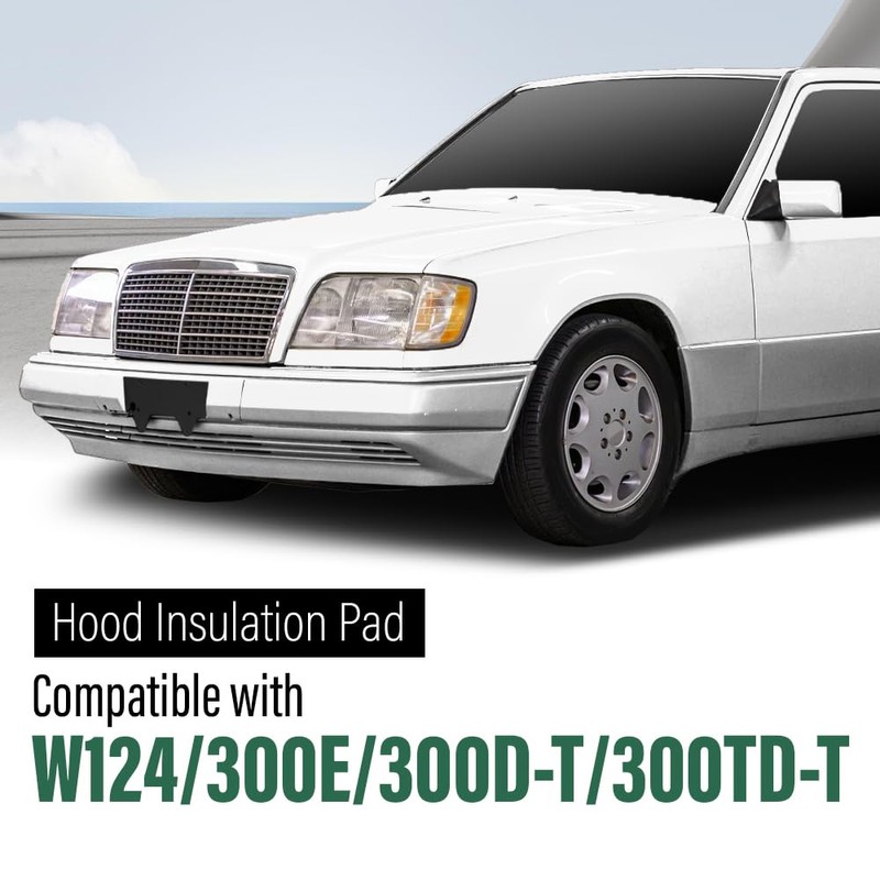 LQI Hood Insulation Pad Compatible with Benz W124 E Class