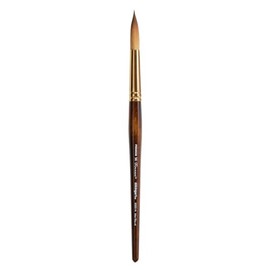 KINGART Finesse Premium 8020 Ultra Round Series, Watercolor Artist Brushes, Synthetic Kolinsky Sable Blend, Size 18
