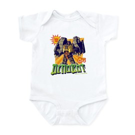 CafePress Dinobot 84 Infant Bodysuit Cute Infant Bodysuit Baby Romper Cloud White