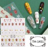 Christmas Nail Art Stickers Christmas Tree Nail Stickers Gingerbread Man