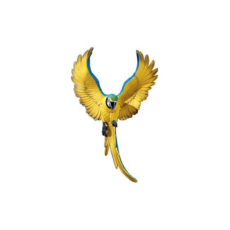 Design Toscano Flapping Macaw Bird Tropical Decor Wall Sculpture, 16