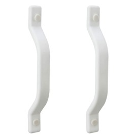 RecPro RV Grab Assist Handle | 9 1/2 Inches | Black or White | Exterior Assist Handle (2 Handles, White)