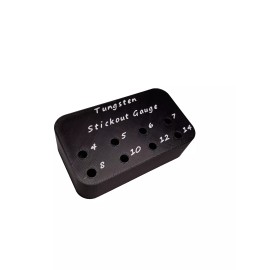 Toxic Tungsten Fab Tungsten Stick-Out Gauge TIG Welding Accesory