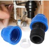 Straight Connector, 5pcs Pe Plastic 20mm to 20mm Straight Water