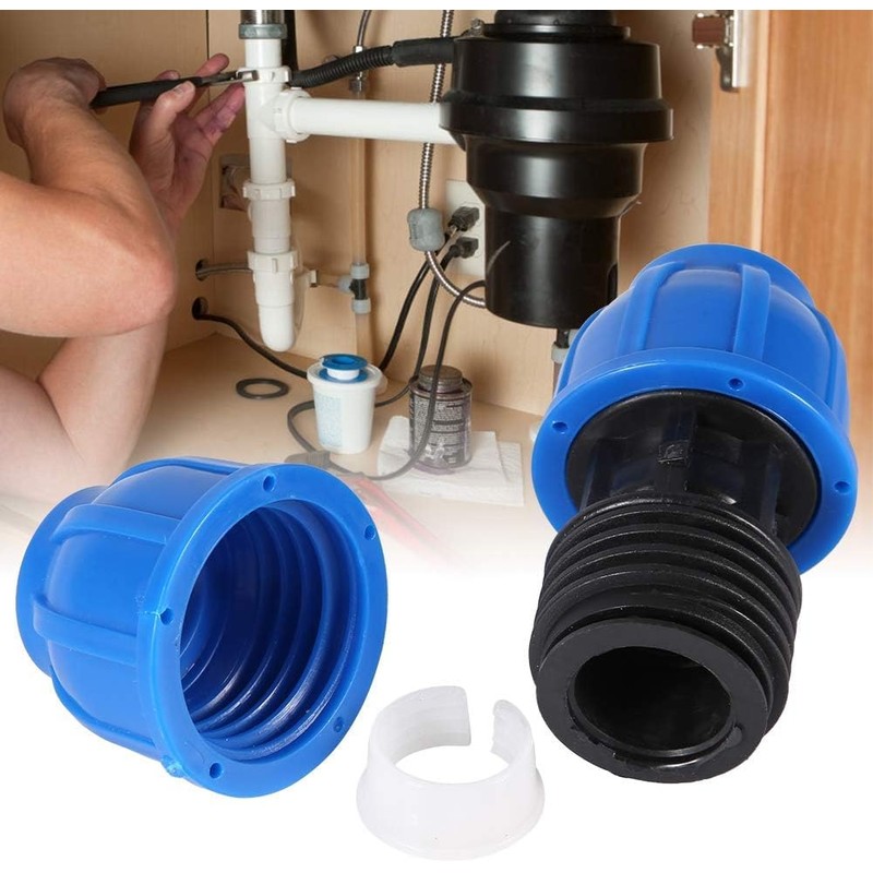 Straight Connector, 5pcs Pe Plastic 20mm to 20mm Straight Water