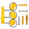 120 Pcs Drywall Anchors and Screws, CuiCanfla PVC Expansion Wall