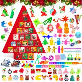 Fidget Advent Calendars 2024 for Kids,24 Days of Surprises Fidget Toys, Christmas Countdown Advent Calendars,Xmas Party Favors Stocking Stuffer Gifts Sensory Toy Surprise Gifts for Boys Girls