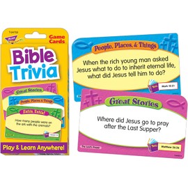 Trend Enterprises Bible Trivia Flash Cards