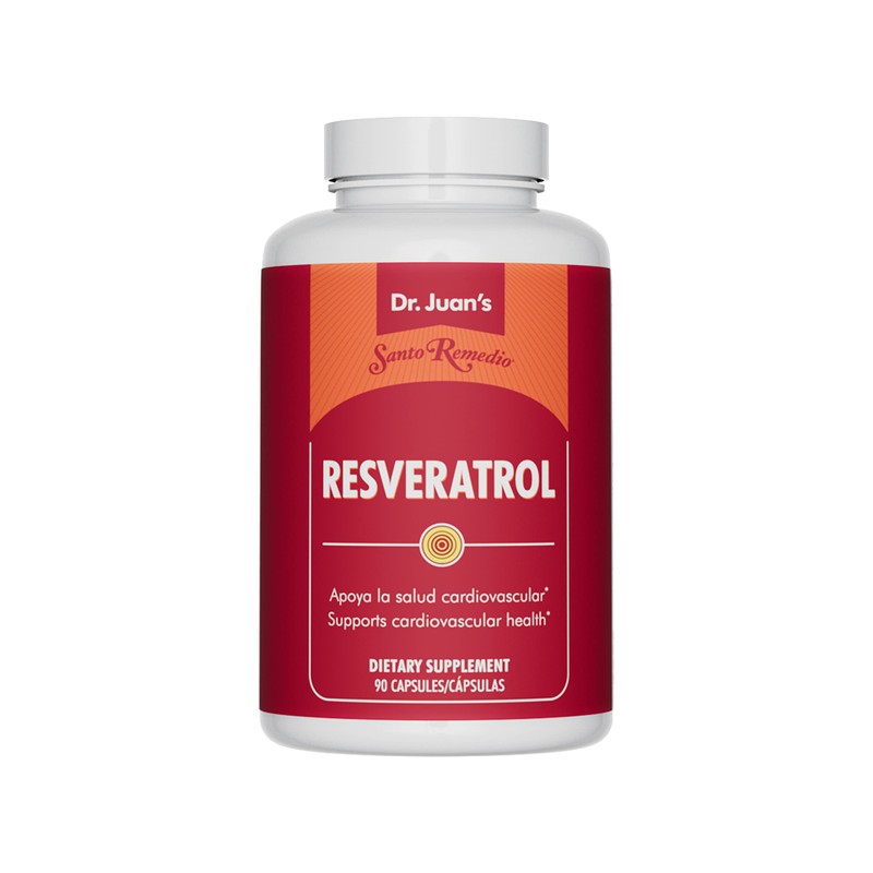 Santo Remedio Resveratrol, Apoya La Salud Cardiovascular, Suplemento Dietético, 200