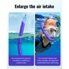 W WSTOO Adults Diving Snorkel Breathing Tube Silicone Flexible Foldable