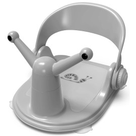 UD Baby Bath Seat Set Comfortable Non-Slip Chair for Infants & Toddlers for 6-36 Months Toilet Usage Grey Color