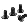 sourcing map 20Pcs M8-1.25x16mm Flanged Button Head Socket Cap Screws,