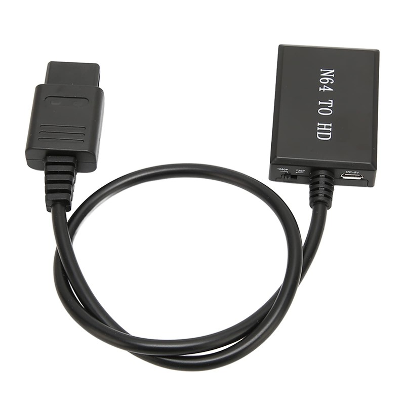 Eacam Video Game Converter, with Plug and Play, Outputs AV