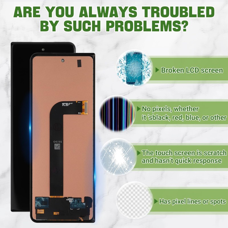 SWARK New 7.6'' TFT LCD Display for Galaxy Z Fold