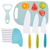 Cuchillos de Seguridad para La Cocina, Cuchillo de Arrugas, Tabla
