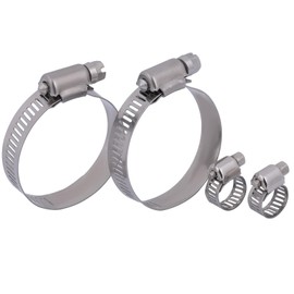 Aintier 2354 Radiator with universal Oil Radiator Hose Clamps Kit 8-10mm 27-51mm 4pcs fitment for 2001-2005 for Acura for EL 2001-2005 for Honda for Civic