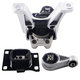 DOFOCH 3PCS Engine Motor Mount and Transmission Mount Set Compatible with Ford Focus 2005-2007 2.0L, Focus 2003-2007 2.3L, Transit Connect 2010-2013 2.0L, Replace# A5495 A2939 A2986