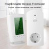 VBESTLIFE Wireless Thermostat Socket Digital Temperature Controller, Programmable Socket Household