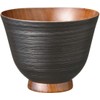 Ase Shinzo Shoten Bowl, Itu Bowl, Sensuji Black F0604, Outside:
