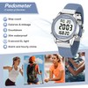 Hearkent Pedometer Watch for Women-Step Tracker Watch with Calories Counter-Non