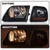 PIT66 Headlight & Parking Lights Compatible with Ford F150 1997-2003