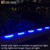 Lacasa Solar Dock Lights Marine 4-Pack - Solar Powered Blue