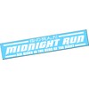 MIDNIGHT RUN Vinyl Decal 40" or 22" Windshield Truck Car