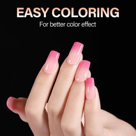 AILLSA Short Square Nails Clear Gel Nail Tips False Full Cover Soft Nail Tips for DIY Home Salon Gift, Preshaped Gelly Press on Fake Nail Tips for Nail Extension 216PCS 12 Sizes