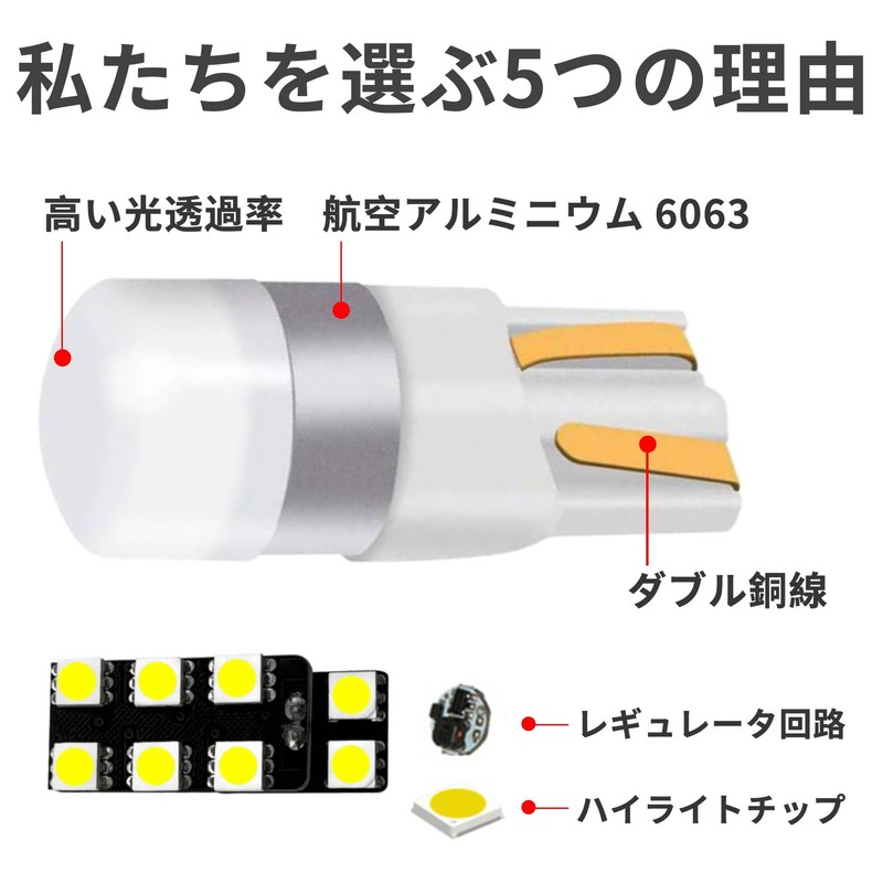 OTORAM LED Room Light, Set of 4, Compatible with Honda