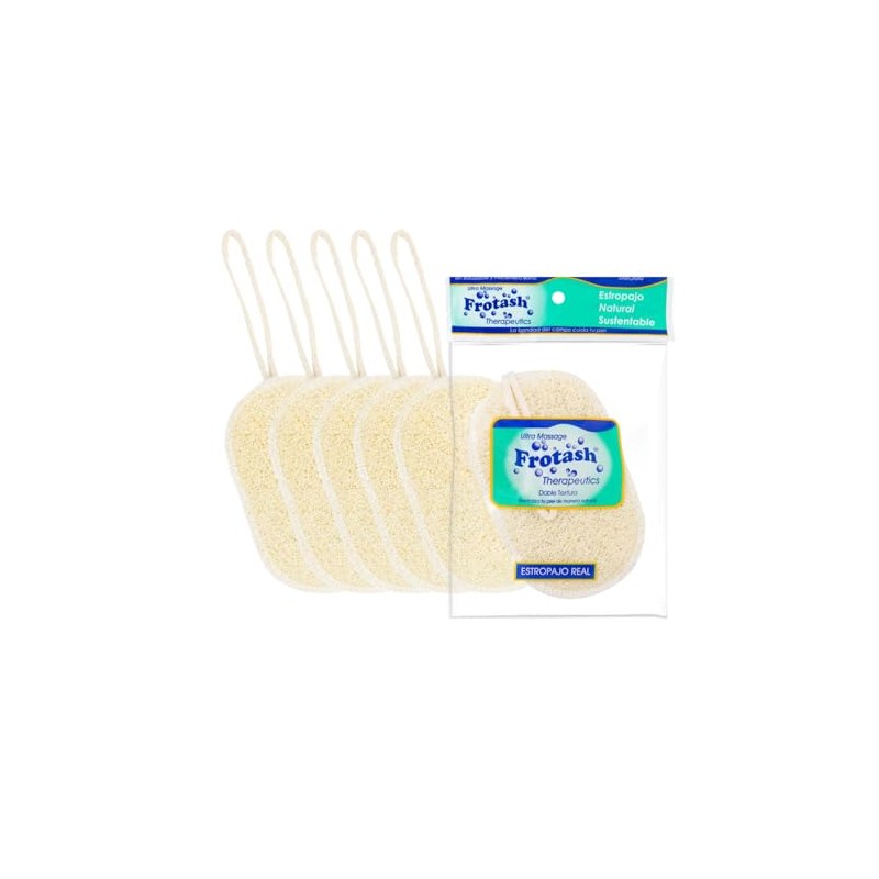 Estropajo Loofah Exfoliante Lufa Pastecito para Baño 6 Piezas