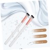 WOONEKY 3pcs Portable Nose Makeup Brush Contour Brush Highlighter for