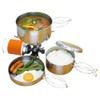 Hack Montana Outdoor Cooker Set of 4, Silver