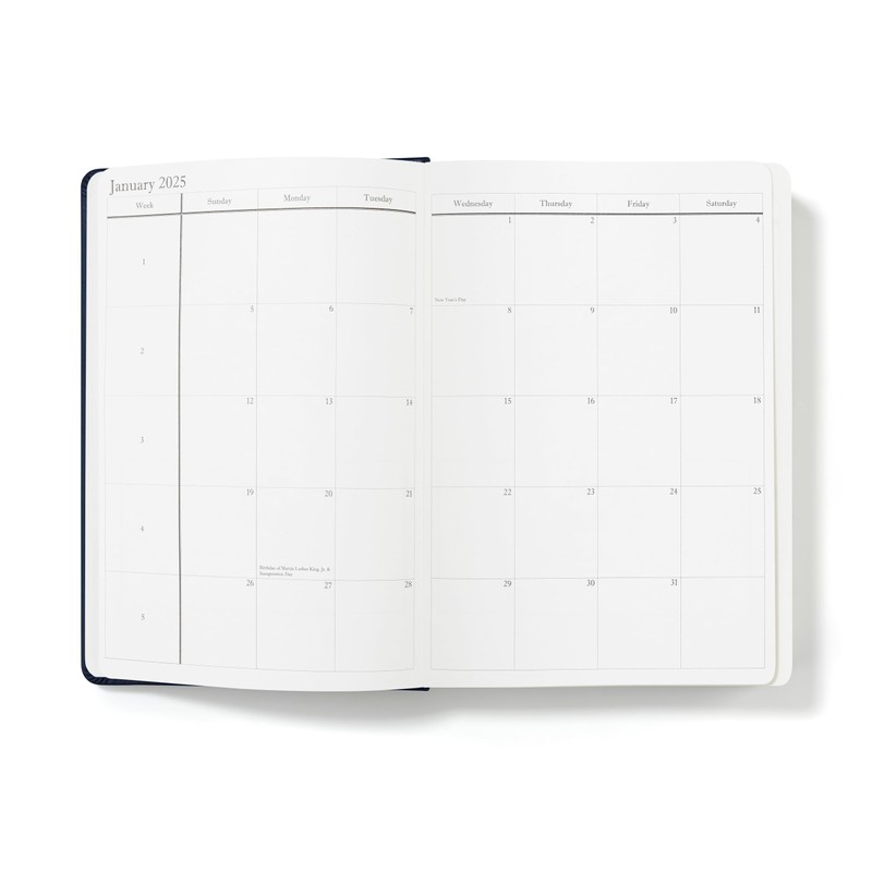 Wykeham's Executive Journal – 2025 Day Per Page Diary and