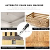 Screw Drill Chain Adapter with 50 Pieces Chain Nails Adjustable