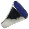 Beautiful Signet Ring 925 Silver with Lapis Lazuli, Silver
