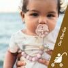 BebeBiu 2 Pack Pacifier Clips, Silicone Pacifier Clip for Baby