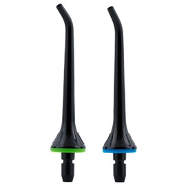 Berdsen Munddusche Ersatzdüsen Set 2 Stück Irrigator BD-201 Düse Zahnfleischpflege Schwarz