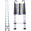 Telescoping Extension Ladder 6.2M/20.35ft Aluminium Extension Telescopic Ladder Multi-Purpose Foldable