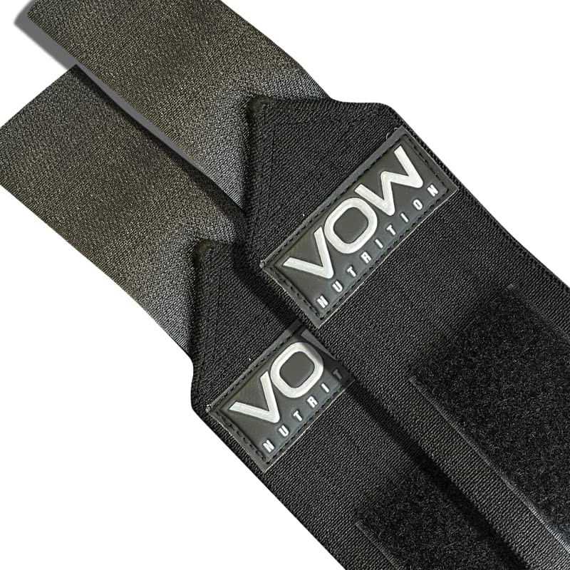 VOW Weight Lifting Wrist Wraps - Fitness Training Gym Straps,