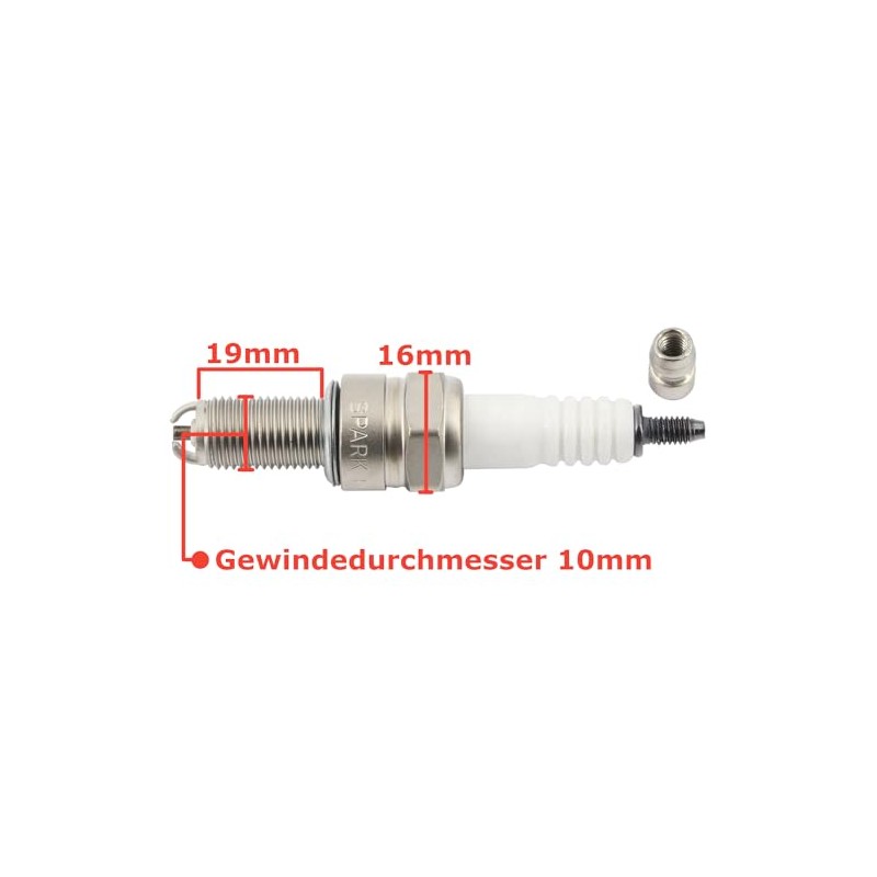 Area1 Scooter Spark Plug Type CR9EK (Protected) Iridium 10.0 mm