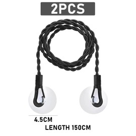 2 Pack Travel Clothesline, Retractable Washing Line, Washing Line with Suction Cup, Portable Laundry Lanyard Travel Accessories, Suitable for Travel, Outdoor Camping